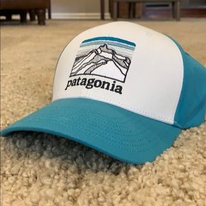 NWOT Patagonia Line Logo Ridge Trucker Hat
